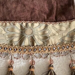 Towels, two sets ,1lg.and1handtowel in set , brown from croscill homes .